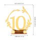 thumbnail image 2 of IDEANATEGRATE 10Ud Carteles De Números De Para Fiesta En Acrílico Dorado Chic Y Moderno, 2 of 8