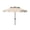 Beige/White, variant on SAFAVIEH Outdoor Collection Zimmerman 9-Foot Market Umbrella Beige/White
