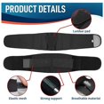 thumbnail image 3 of Back Brace For Lower Back Pain, Back Support Belt For Women & Men, Breathable Lower Back Brace With, 3 of 5