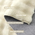thumbnail image 2 of Buganda Area Rugs for Living Room, Soft Shaggy Rug for Bedroom , Non Slip Machine Washable Carpet, Off-white, 2'x3', 2 of 8