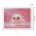 thumbnail image 2 of Diamond Art Kits for Adults, Halloween Pink Cute Ghost ADiamond Painting Kits for Beginners, Frameless Round 5D Full Drill Diamonds Art Pictures Gem Art Crafts Home Decor Gifts, 2 of 8