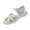 White Sandals for Women, variant on hopeusnice Women's Comfortable Low Heels Mary Jane Pumps Shoes Round Close Toe Jewel Girls Party Dressy Shoe White 37