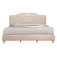 thumbnail image 3 of Glory Furniture Joy G1935-KB-UP King Upholstered Bed , BEIGE, 3 of 7