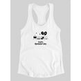 thumbnail image 3 of Friendship Day Cute Cat Party Racerback Tank Women -Image by Shutterstock, Female x-Small, 3 of 4