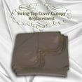thumbnail image 2 of Sunny 73.00" x 52.00" x 2.00" Taupe Top Patio Furniture Cover, UV Resistant, 2 of 3