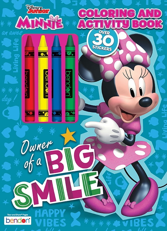 Bendon Publishing Minnie Coloring Bookwith Crayons - Walmart.com