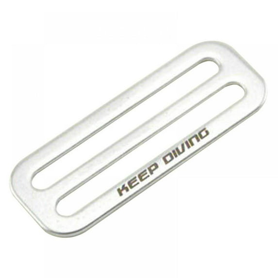 Weight Belt D Ring Strong Stainless Steel Diving Weight Belt Keeper Stopper with D Ring for Scuba Diving Snokeling Wreck Diving