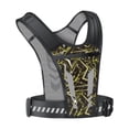thumbnail image 4 of Chaleco para correr, bolsa deportiva, paquete de pecho con tiras reflectantes para adultos, chaleco de hidratación para senderismo, jogging, ciclismo,, 4 of 9