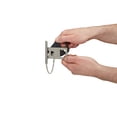 thumbnail image 6 of Protégé Portable Travel Safety Door Lock with Steel Plate and Travel Pouch, Black Design, 6 of 10
