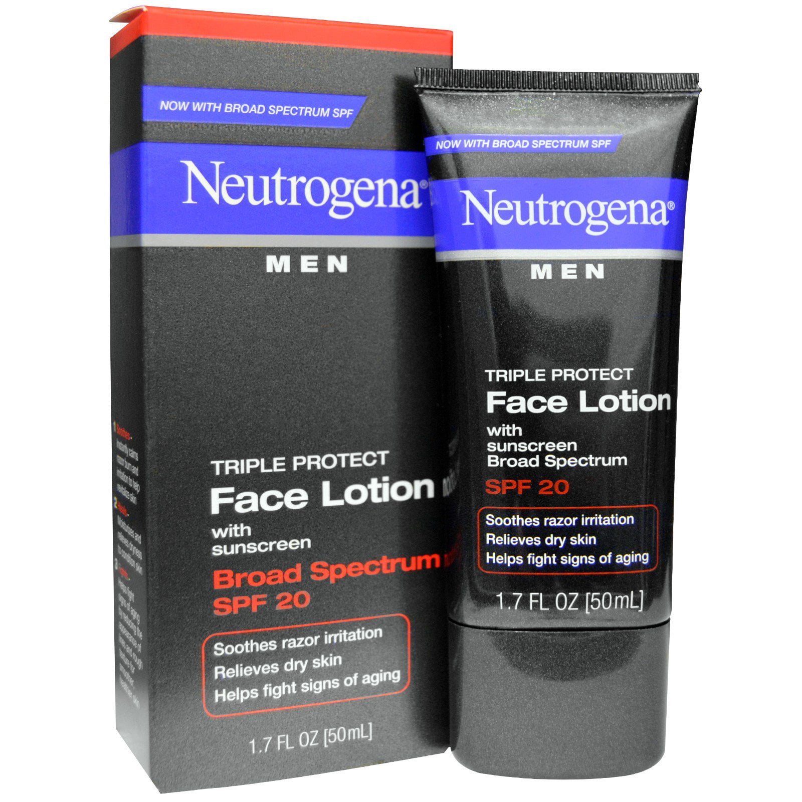 Neutrogena, Men, Triple Protect Face Lotion with Sunscreen
