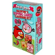 Angry Birds Gluten-Free Valentine's Popping Candy Classroom Kit, 3.67 Oz., 26 Count