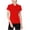 Z704 Red, variant on Landzoo Women'S Tops Solid Color Short Sleeve Notch Neck Shirt Summer Comfortable Women T Shirt Size L Black