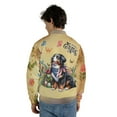 thumbnail image 5 of Bernese Mountain Dog Celebrates Spring and Enjoys a Happy Easter All Over Print 3D Baseball Jacket Berner Lover Gifts Bomber Jacket Softball - 02001, 5 of 6