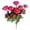 Hot Pink, variant on FENGGHAO Artificial Camellia Bouquet Dark Yellow Fake Tea Rose Flowers For Home Decor Vase Wedding Centerpiece