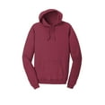 thumbnail image 5 of Port & Company Pigment Dyed Pullover Hooded Sweatshirt-M (Merlot), 5 of 6