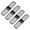 Transparent Black, variant on uxcell 4pcs Travel Toothbrush Case White/Transparent White/Transparent Black/Grey Blue Portable Toothbrush Holder Toothbrush Organizer Storage Container Covers for Travel Business Camping