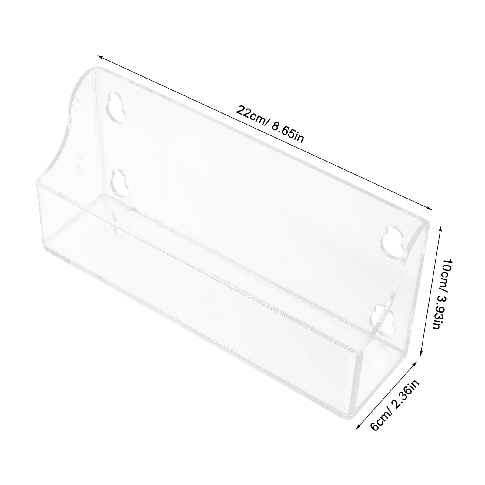 YSNOOWE 1Set Acrylic Refrigerator Shelf With Suction Cups For Home Use And Space Saving