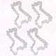 thumbnail image 5 of Juego de 4 cortadores de galletas con forma de jirafa, de acero inoxidable, ideales para hornear y como utensilios de repostería en casa., 5 of 7