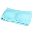 thumbnail image 4 of Dadaria Strapless Bras for Women Plus Size Women Bra Tube Top Has A Chest Pad To Prevent It From Leaking Blue M,Women, 4 of 6