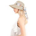 thumbnail image 3 of Hommes Femmes Pare-Soleil d'Été Bonnet Uni Wh, 3 of 6