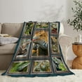thumbnail image 5 of Lizard Blanket Super Soft Warm Fluffy Flannel Reptile Lizard Throw Blanket Cozy Fuzzy Plush Lizard Stuffed Blankets Gift for Boys Girls Kids Teens Adults 60"x50", 5 of 6
