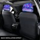 thumbnail image 3 of Cosmonious High Funda Protectora Universal para Reposacabezas de Coche, Funda Elástica para Reposacabezas de Asiento de Auto, Funda de Tela Antipolvo, Accesorios de Interior 2 Piezas, 3 of 6