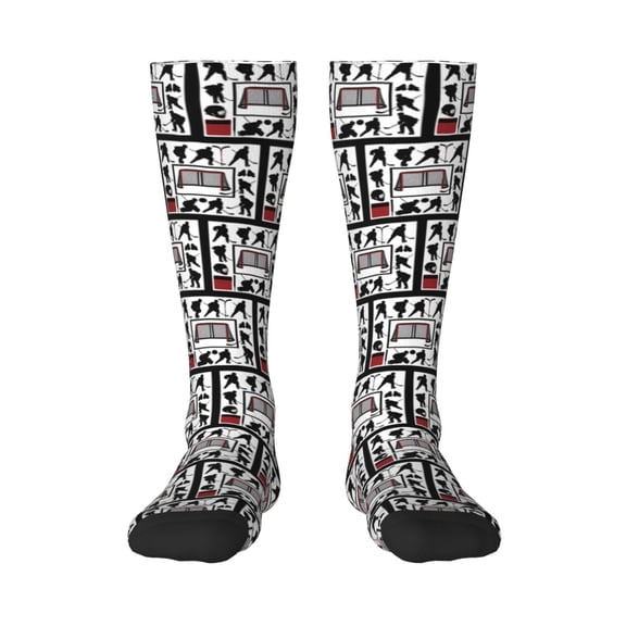 Women's Knee High Socks Hockey Player Thermal Soft Knee Long Socks