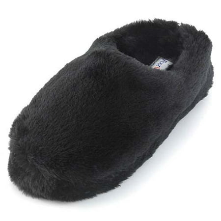 Ladies Plush Black Clog