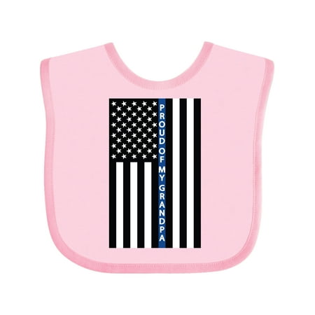 

Inktastic Grandpa Police Law Enforcement Gift Baby Boy or Baby Girl Bib