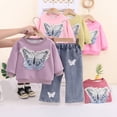 thumbnail image 5 of Kogui Infant Baby Girl Fall Clothes Girls Baby Crew Neck Long Sleeve Sweatshirt and Legging Pants Set 3 6 9 12 18 Months 2T 3T 4T 5T (Light Yellow,9-12 Months), 5 of 5