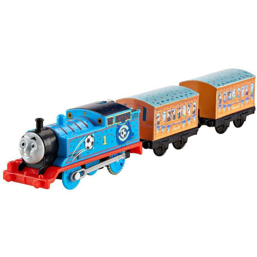 Thomas & Friends TrackMaster Blue Team Motorized Engine Model Train ...
