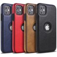 thumbnail image 3 of USLOGAN Diseño para iPhone 12 Pro Max Funda de cuero de lujo elegante vintage delgada cubierta del teléfono 5G 2020 6.7 pulgadas (rojo), 3 of 4