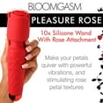 thumbnail image 5 of Bloomgasm Pleasure Rose Wand 10x W/ Rose Attachment, 5 of 8