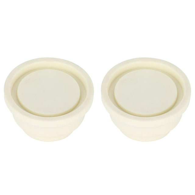 jinwen 1 Pair Pool Ladder , Universal Swimming Pool Ladder Rubber Bumper , White