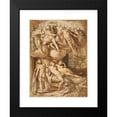 thumbnail image 2 of Hendrick Goltzius 19x24 Black Modern Framed Museum Art Print Titled - Venus and Mars Surprised by Vulcan (1585), 2 of 5