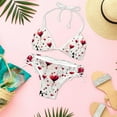 thumbnail image 6 of Valentine's Day Love Women's Bikini Set with Detachable Sponge and Adjustable Strap, Two-Pack, Ideal for Swimming Suit Beach Vacation!, 6 of 6