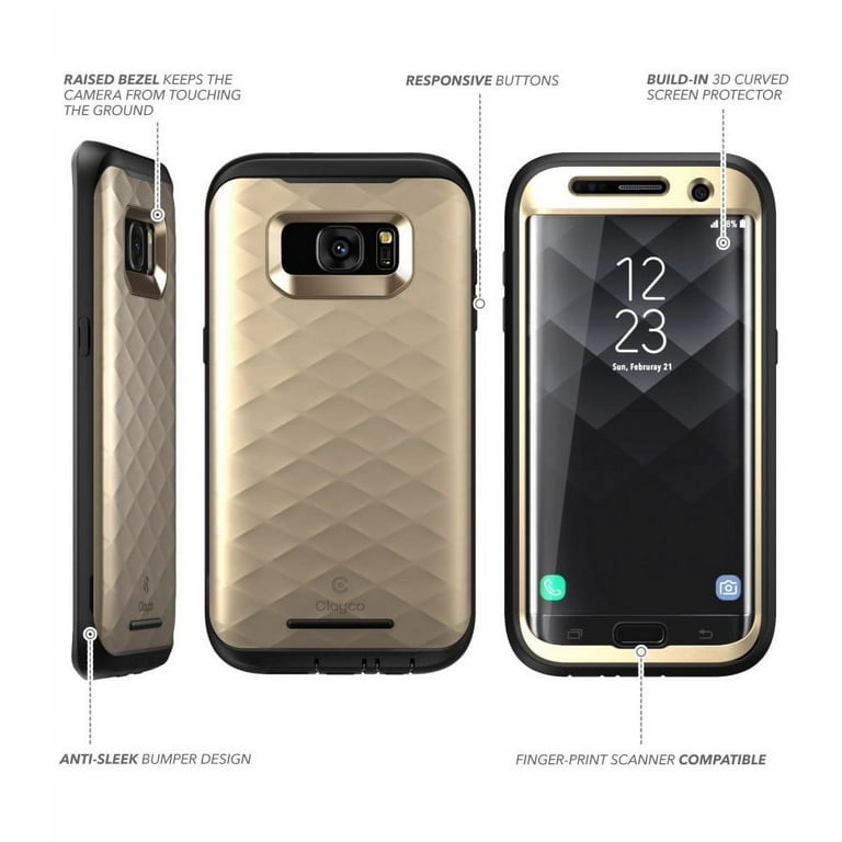 Samsung Galaxy S7 Edge Case, Clayco [Hera Series] Full-body Rugged