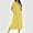 2-Yellow, variant on Womens Zipper Front Housecoats Short Sleeve Bathrobes Cute Star Print Nightgown with Pockets 2025 Fashion