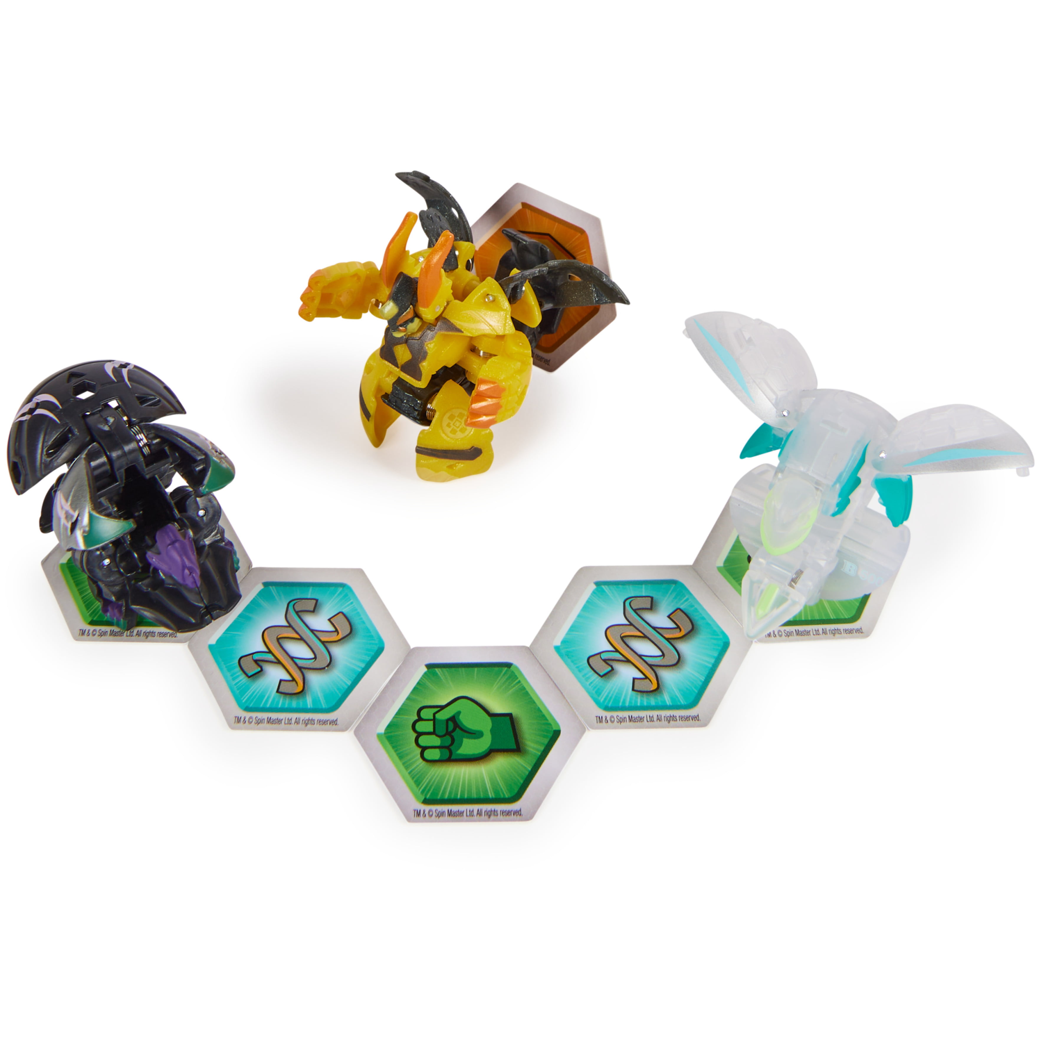 Bakugan Legends Starter 3-Pack, Demorc Ultra with Colossus and Barbetra, Action  Figures 