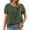Green, variant on Cqxid525 Women Shirts Women's Fashionable Casual Solid Color Pleated Cotton and Linen Tops Shirts and T Shirts