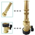 thumbnail image 5 of HIBIBUD 2-Pack Heavy Duty Brass Garden Hose Connector Single Shut-Off Valves Water Flow Controller,Faucet Extender, 5 of 7