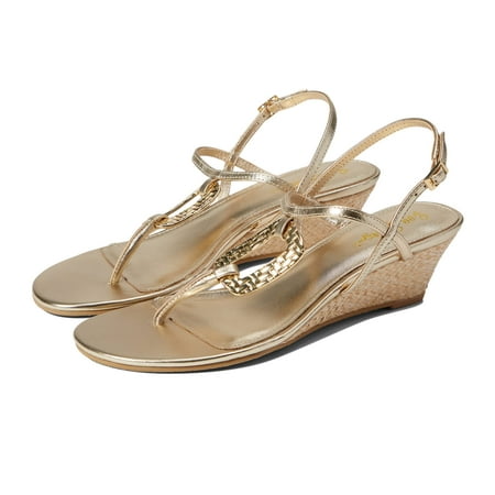 Lilly Pulitzer Good As Gold Wedge Gold Metallic 10 M | Walmart Canada
