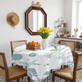 thumbnail image 3 of Turquoise Coastal Table Cloth Waterproof Tablecloths, Summer Beach Coral Shell Starfish Ocean Tablecloth Dining Table Cover for Kitchen Party Tabletop Outdoor, Square Tablecloth 60x60 Inch, 3 of 9