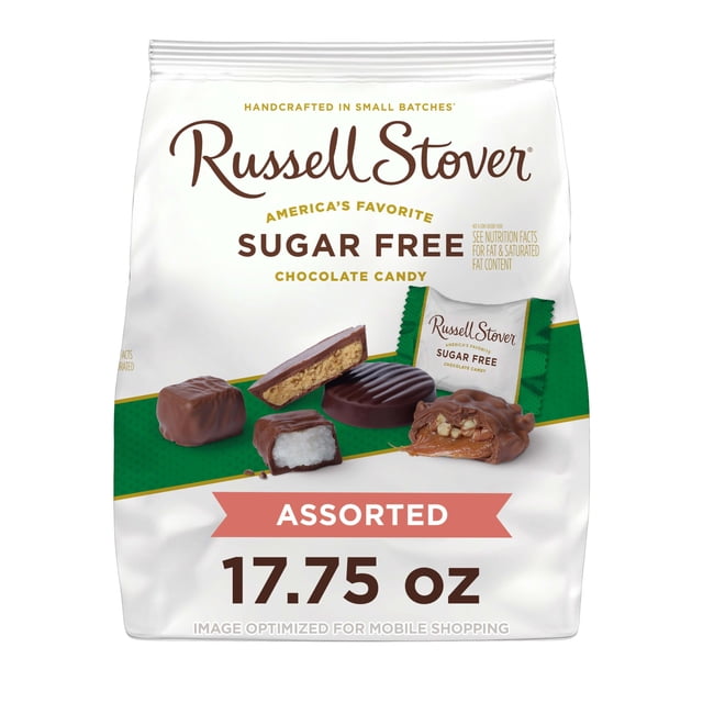 Russell Stover HECHO EN CANADÅ Chocolate Con Leche y Surtido - 18 Oz, (Una Por Pedido)