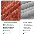 thumbnail image 4 of BEHOST 130" 8-Piece Modular Sectional Sofa, Boneless Cloud Couch with Extra Deep Seats, Washable Chenille Sofa Set for Living Room, Chenille Rust, 4 of 8