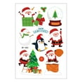 thumbnail image 3 of Christmas Candle Snowman Water Sticker Theme Activity Mood Candle Decoration Light Water Sticker, 3 of 3