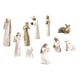 thumbnail image 4 of Conjunto de figuras de belén navideño de resina, decoración tradicional hecha a mano, pintada a mano. 10 Uds., 4 of 9