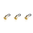 thumbnail image 3 of Jumpingount Hair Ties Alta elasticidad Adornos elásticos Anillo de cola de caballo ajustable Scrunchies para mujeres Accesorios Oro Type1 NO1 Jumpingount  CBP234460, 3 of 6