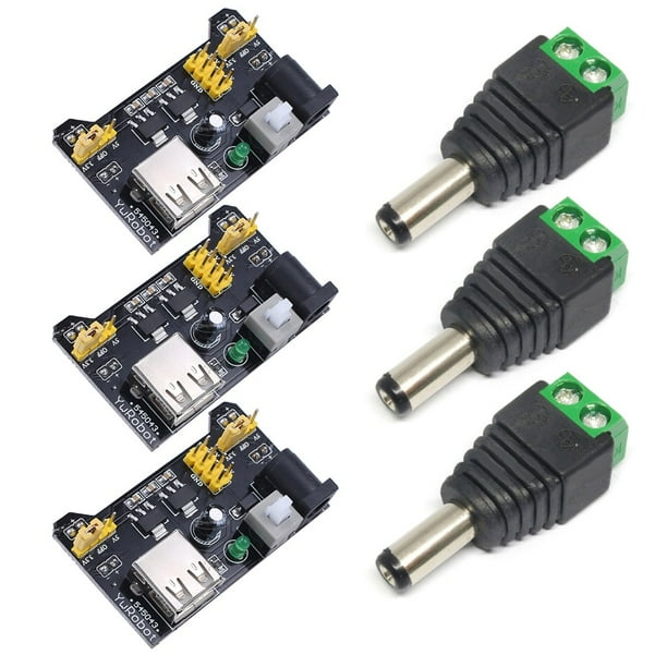 Lefu 3X MB102 Breadboard Power Supply Module 3.3V 5V for Arduino Bread