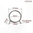 thumbnail image 5 of 3-Pack Coil Torsion Springs for Door Handle Lever Knob Latch Replacement, 5 of 5